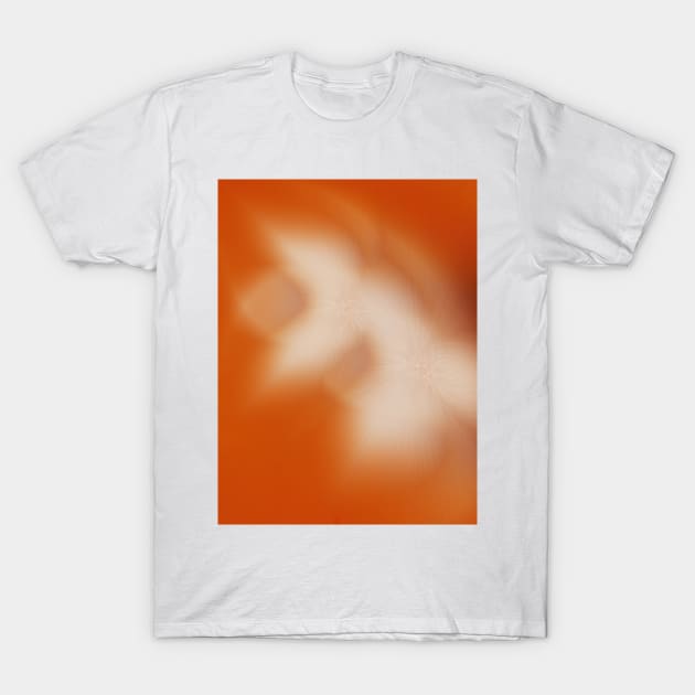 abstract orange design T-Shirt by Hujer